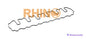 Valve Cover Gasket Rubber For Deutz / Volvo 2013 / D7E Tcd Rhino